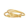 Contemporary Plain Gold Bangle for Kids,,hi-res image number null