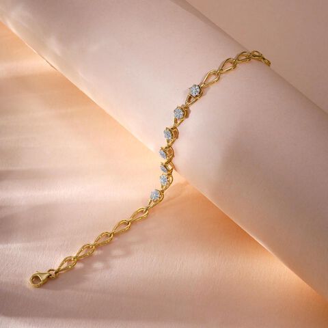 Delicate Drop Diamond Bracelet