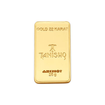 25 gram 22 Karat Gold Biscuit