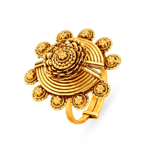 Glorious Floral Filigree Ring