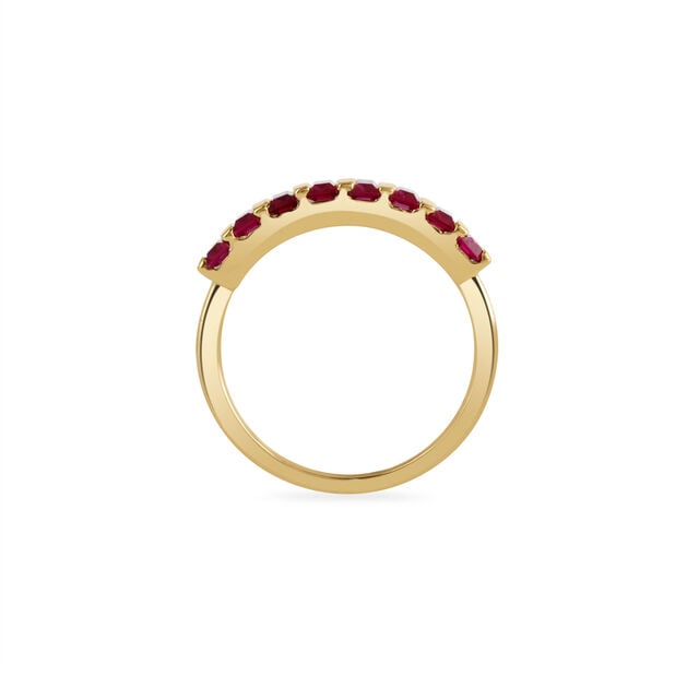 14KT Yellow Gold Irish Coffee Finger Ring,,hi-res image number null