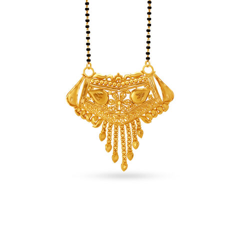 Gold Filigree Pendant