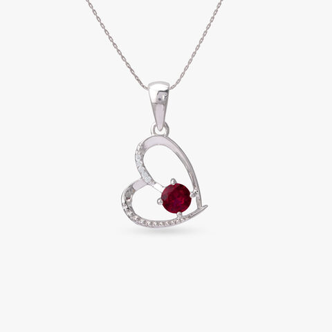 Love Curve Silver Pendant and Earrings Set