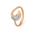 14kt Rose Gold Wave-style Finger Ring,,hi-res image number null