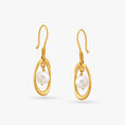 Minimal Pearl Hoop Earrings,,hi-res image number null