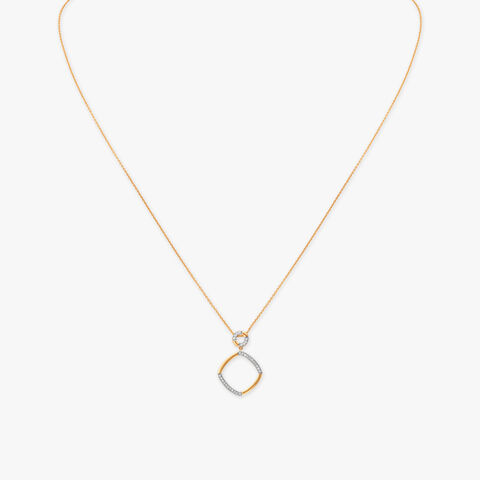 Dial Up The Bling! Diamond Pendant with Chain