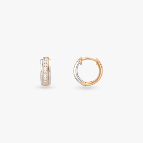 Refined Luxury. Diamond Hoop Earrings For Men