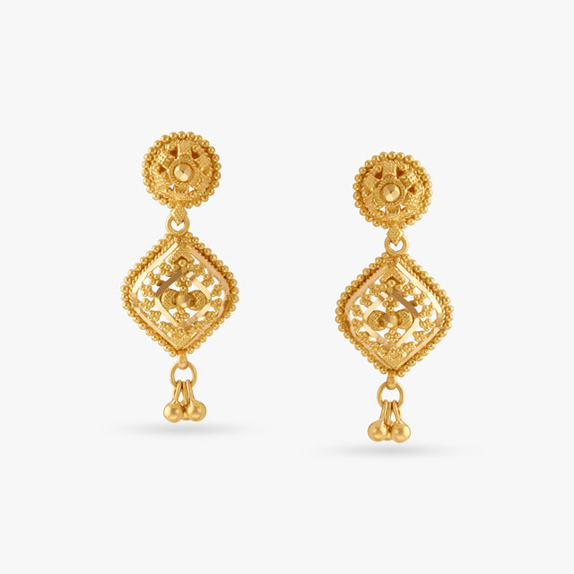 Regal Charm Drop Earrings,,hi-res image number null