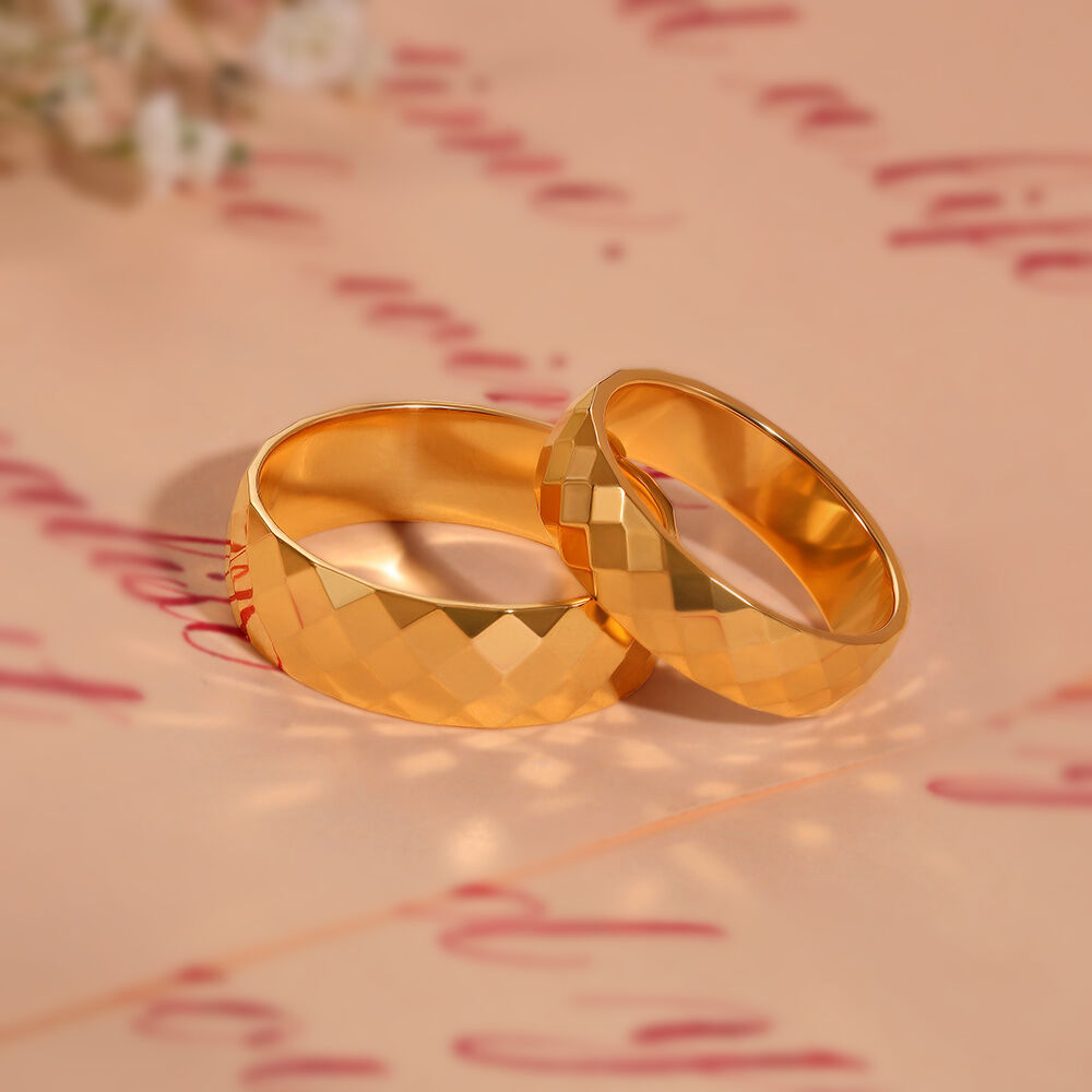 White gold couple rings tanishq sale