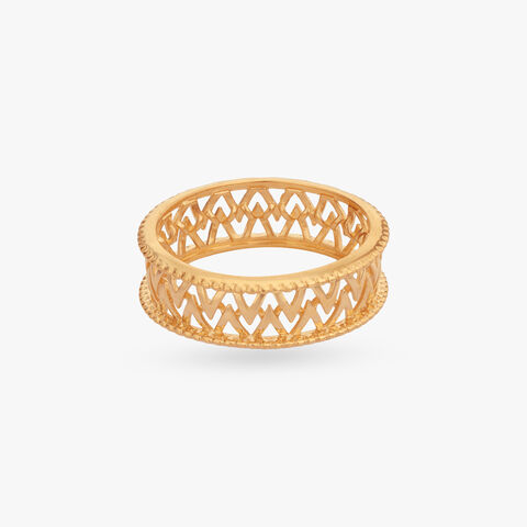 Timeless Trellis Gold Ring