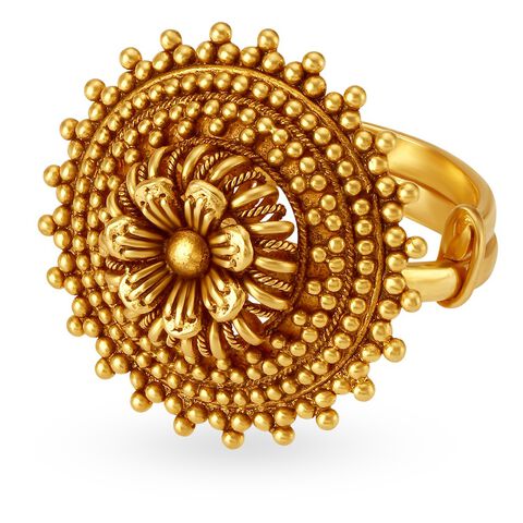 Antique Floral Gold Ring