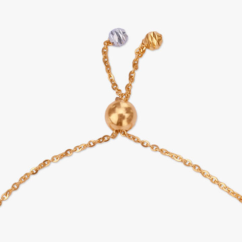 Geometric Web Gold Bracelet