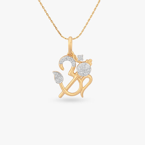 Eternal Om Diamond Pendant