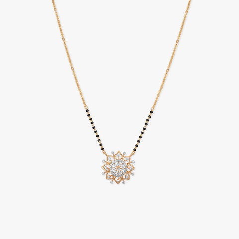 Medallion Spark Diamond Mangalsutra