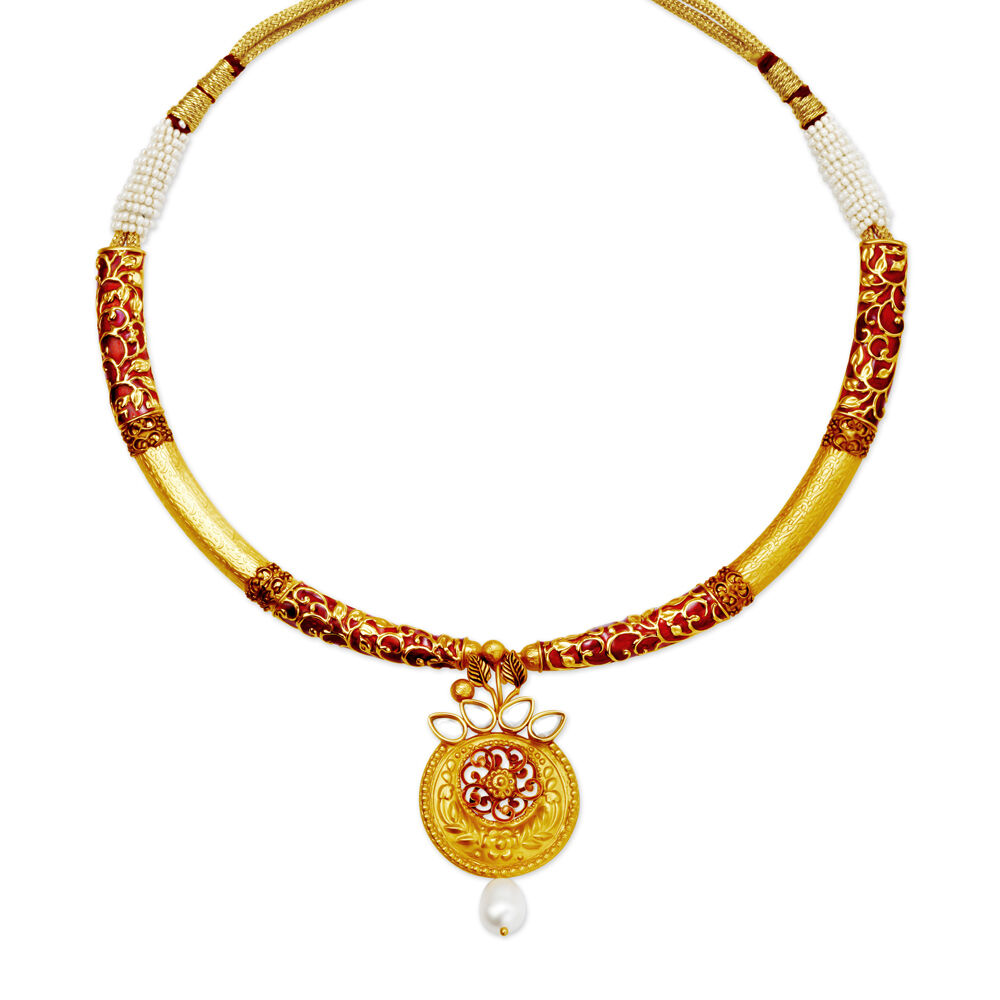 Antique gold jewellery hotsell tanishq
