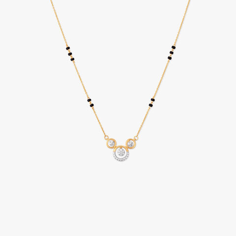 Orbit Trio Diamond Mangalsutra