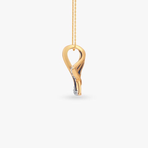 Grace Wings Diamond Pendant
