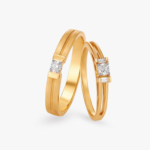 Endless Love Diamond Couple Rings