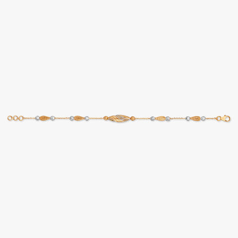 Swirl Shine Gold Bracelet