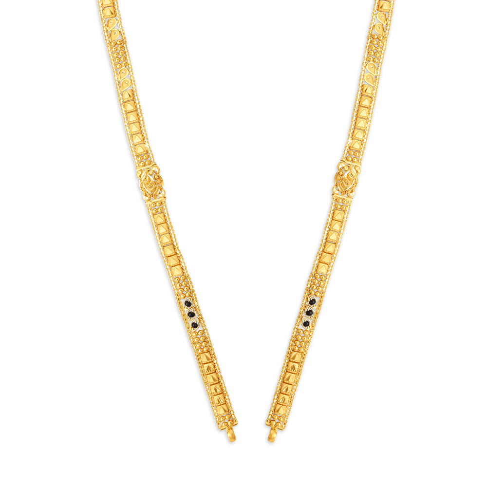 Gold mangalsutra by tanishq 2025