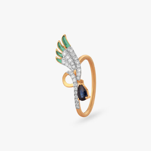 Aerial Poise Diamond Ring