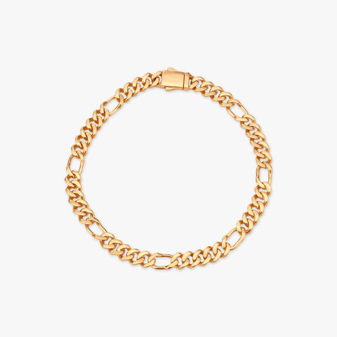 Regal Figaro Gold Bracelet for Men