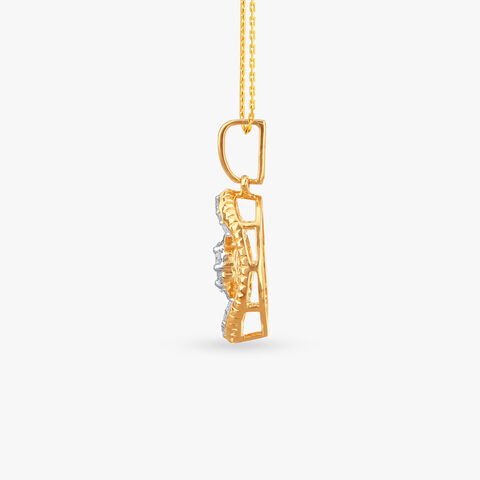 Radiant Nest Diamond Pendant