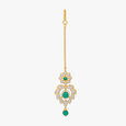 Opulent Diamond and Gold Maang Tikka,,hi-res image number null