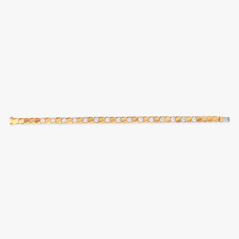 Checkerboard Light Solitaire Diamond Bracelet