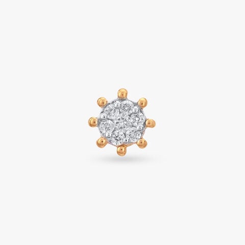 Daisy Sparkle Diamond Nose Pin