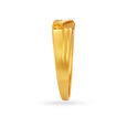 Cross Pattern Gold Finger Ring For Men,,hi-res image number null