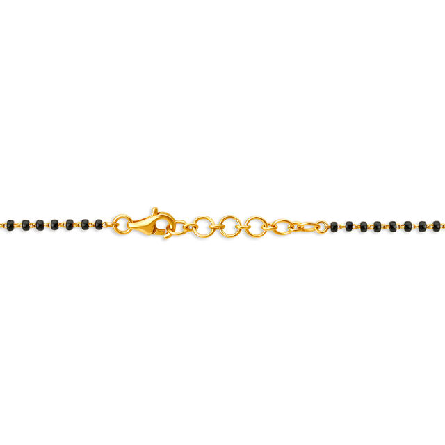 Timeless Leaves Diamond Mangalsutra,,hi-res image number null