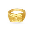 Knot Style Gold Finger Ring For Men,,hi-res image number null