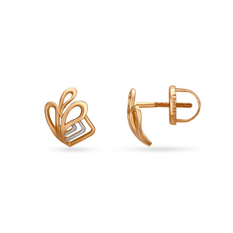 Traditional Sharp Stud Earrings