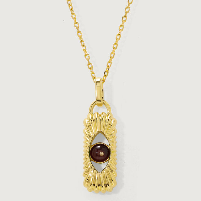 Guardian's Birthstone Gem 18 KT  Pendant with chain,,hi-res image number null