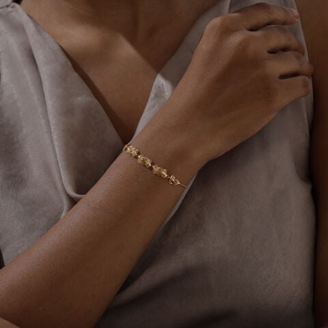 Flowing Dune Gold Bracelet