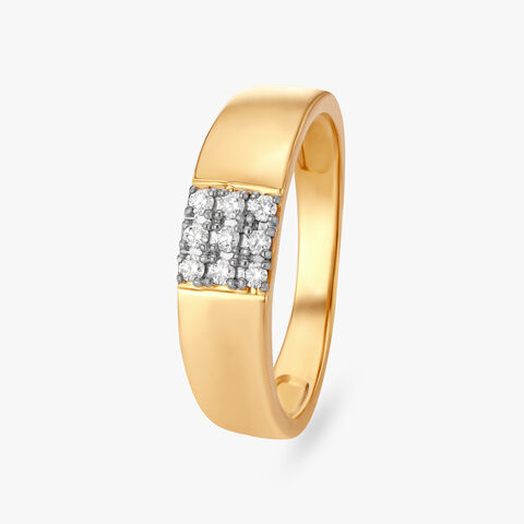 Bold Diamond Finger Ring