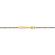 Stunning Yellow Gold Carved Bead Mangalsutra,,hi-res image number null