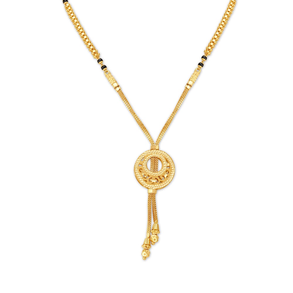 Tanishq mangalsutra design hotsell gold with price