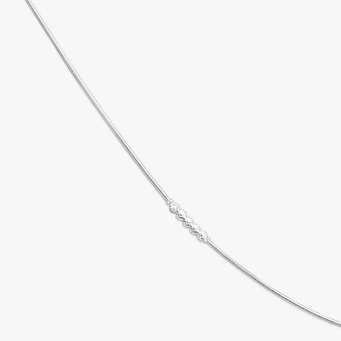 Silver Serenity Bead Chain