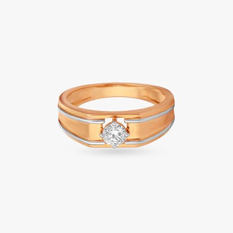 Glow Edit Solitaire Ring For Men