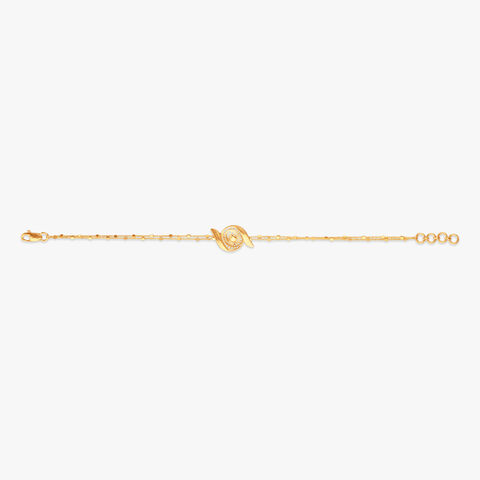 Swirl Bloom Gold Bracelet