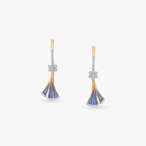 Luminous Flight Diamond Drop Earrings