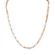 Modish Carved Dual Tone Gold Chain For Men,,hi-res image number null