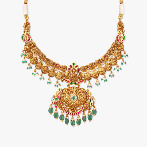 Regal Legacy Gold Temple Necklace