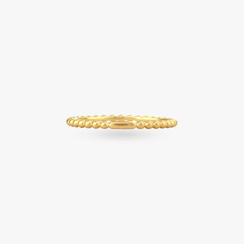 Beaded Bliss Gold Ring