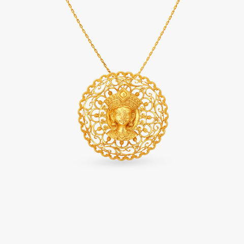 Aparajita Gold Pendant
