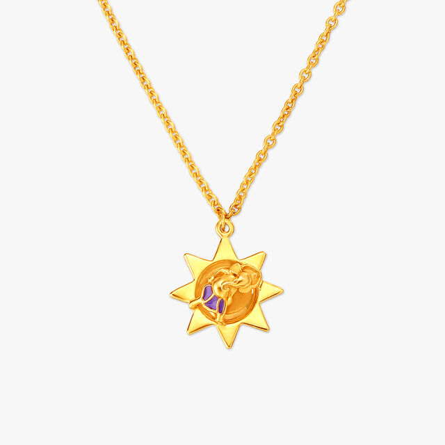 Quirky Chilling Ganesha Necklace for Kids,,hi-res image number null