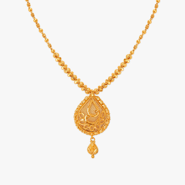 Floral Mesh Necklace Set,,hi-res image number null