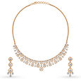 Captivating Rose Gold and Diamond Necklace Set,,hi-res image number null